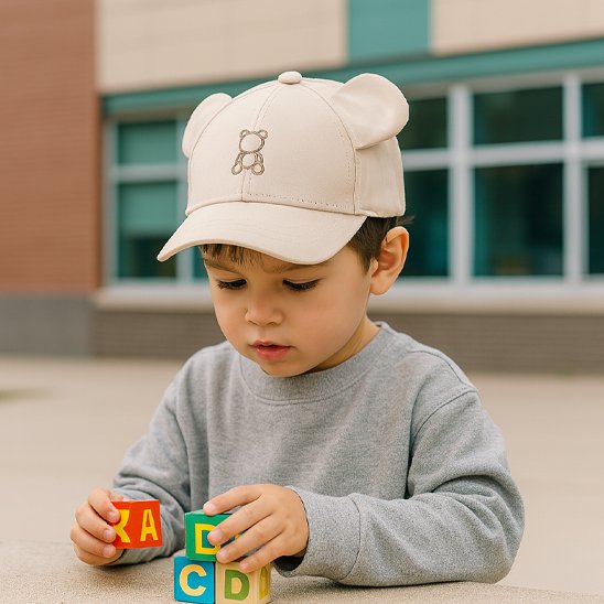 Casquette bébé douce et pratique