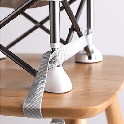 Chaise Pliante - BabyBoosterSeat™ - Gris - Galaxie de bébé