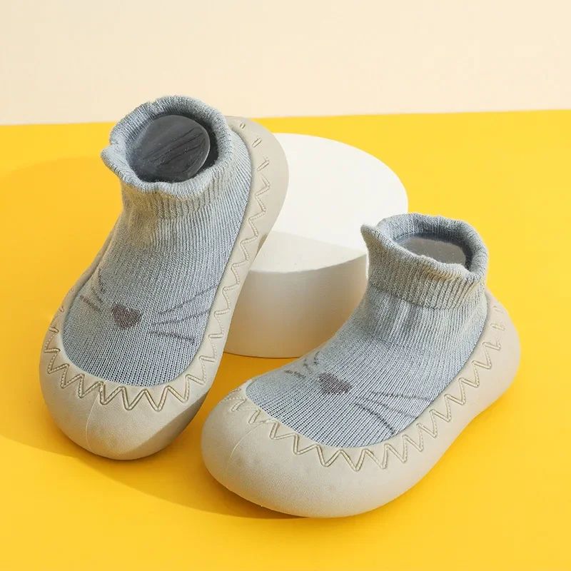chausson bébé bleu
