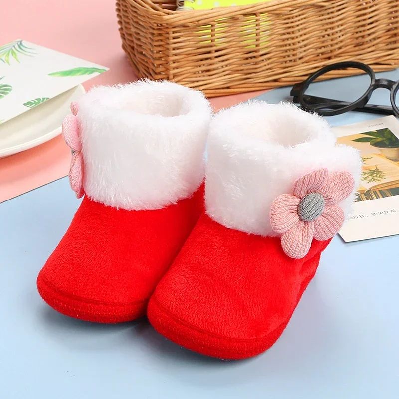 chaussures bébé rouge
