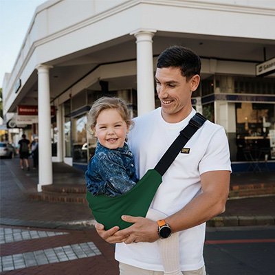 Écharpe de portage avec un système de portage simplifié: