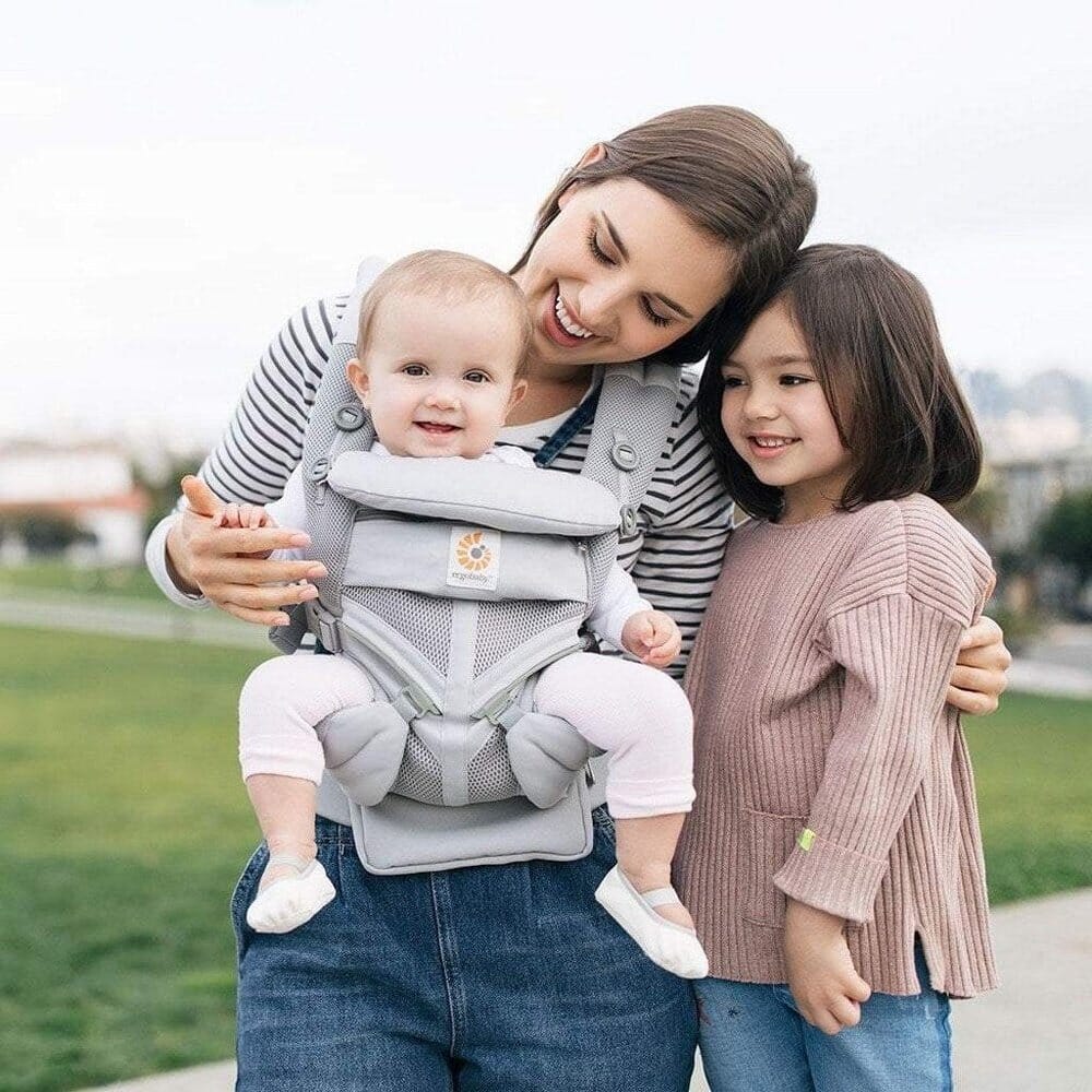 Porte Bébé - BreathBabyBag™ - Gris - Galaxie de bébé