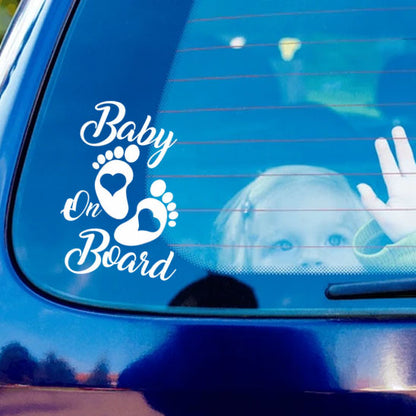 autocollant bébé à bord message percutant aux conducteurs