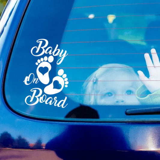 autocollant bébé à bord message percutant aux conducteurs