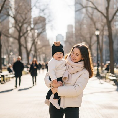 Bonnet bébé en tissu confortable 