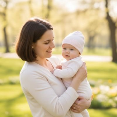 Bonnet bébé fille en matière naturelle, respirante et douce 