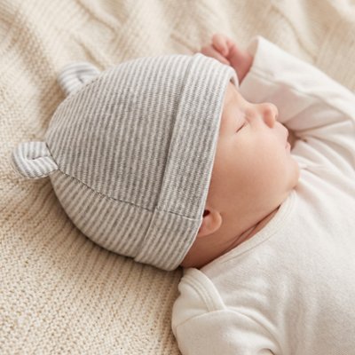 Bonnet bébé petites oreilles décoratives