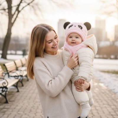 Cagoule bébé facile a utiliser 