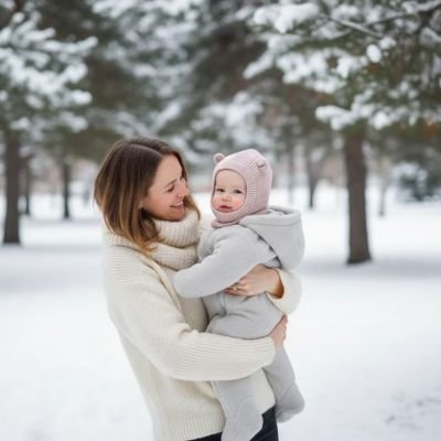 Cagoule pour bébé avec coupe ajustée sans serrage