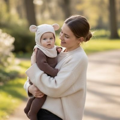 Cagoule pour bébé couverture intégrale