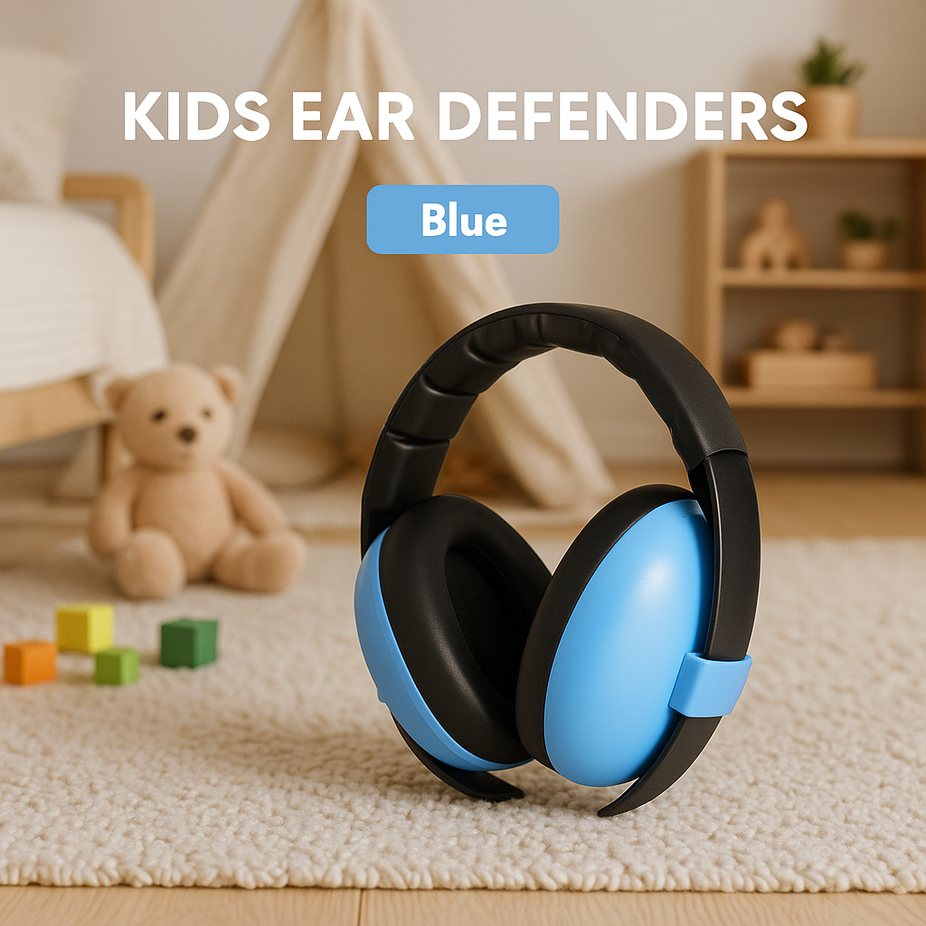 casque anti bruit bébé bleu