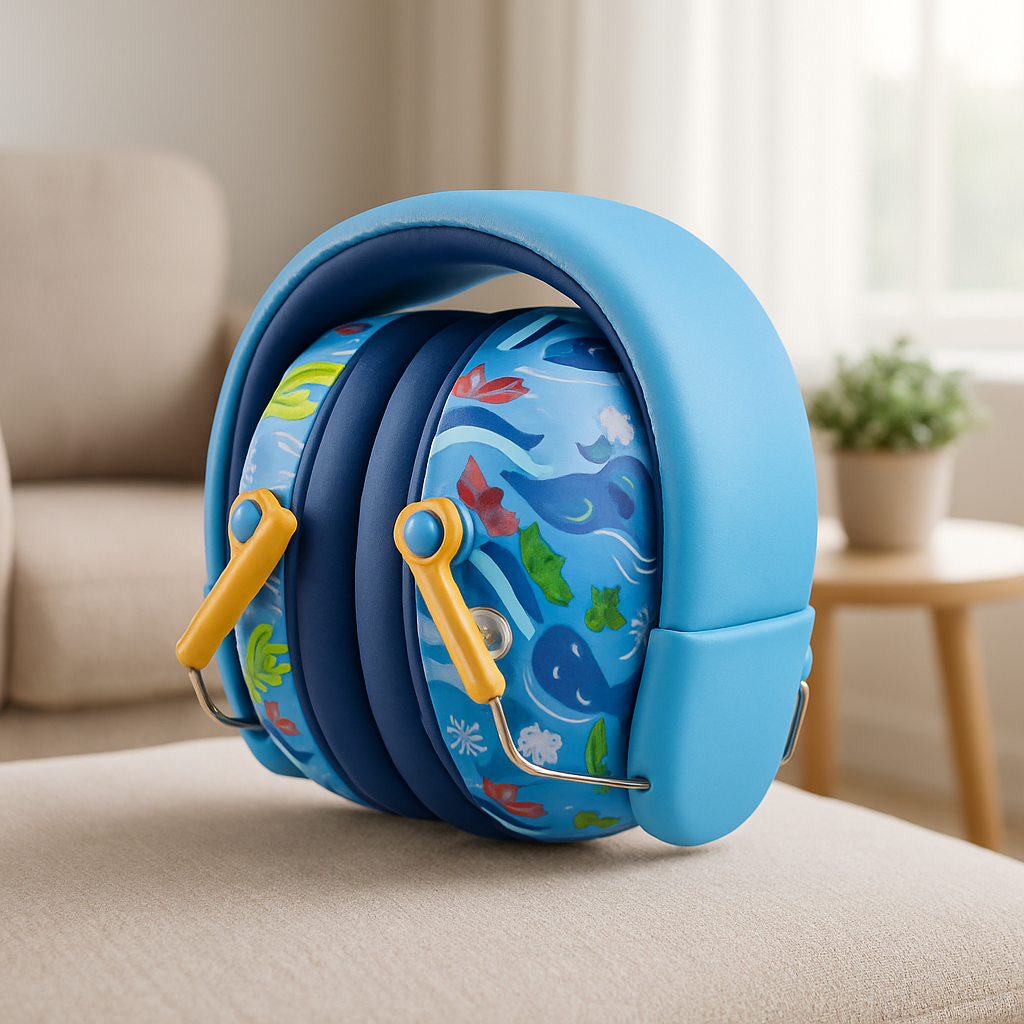 casque anti bruit bébé pliable