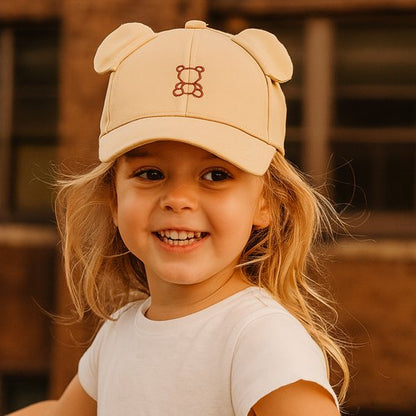 Casquette bébé avec des oreilles décoratives
 