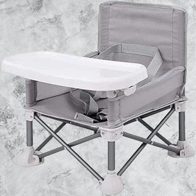 Chaise Pliante - BabyBoosterSeat™ - Gris - Galaxie de bébé