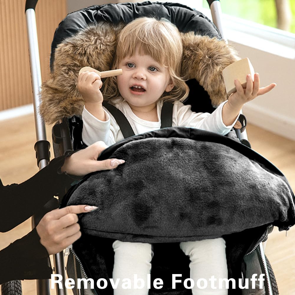 chancelière poussette fermeture éclair
