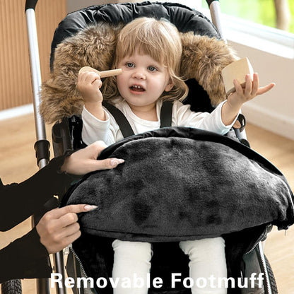 chancelière poussette fermeture éclair