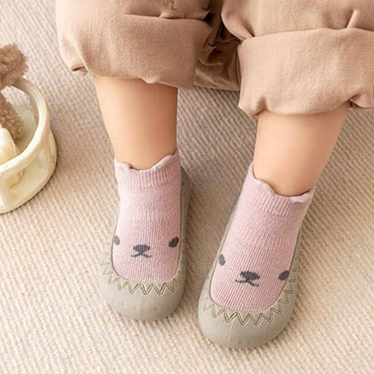chausson bébé joli motif design moderne
