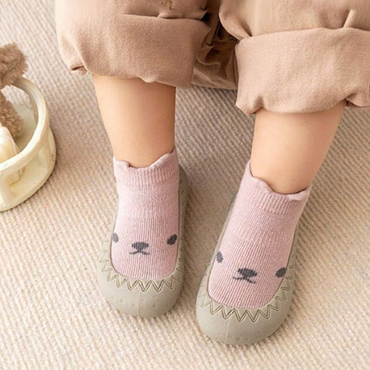 chausson bébé joli motif design moderne