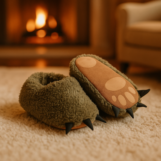 chausson bébé kaki