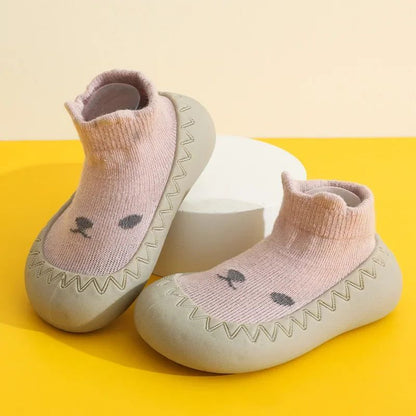 chausson bébé rose