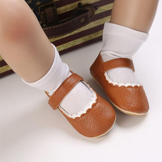 chaussure bébé fille sans nœud