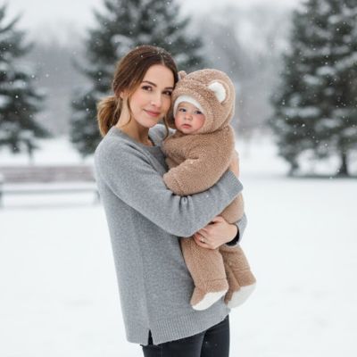 Combinaison hiver pour bébé | Molletonnée