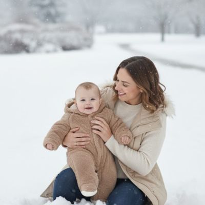 Combinaison hiver pour bébé | Molletonnée