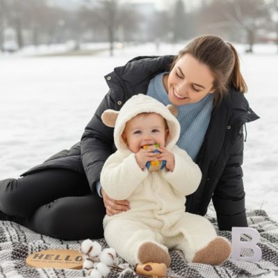 Combinaison hiver pour bébé | Molletonnée