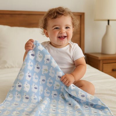 COUVERTURE BEBE | ELEPHANT - Galaxie de bébé