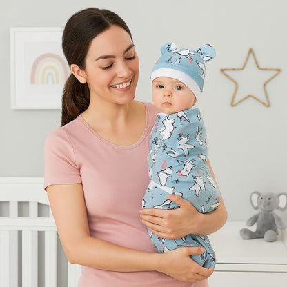Couverture emmaillotage / Douceur - Galaxie de bébé