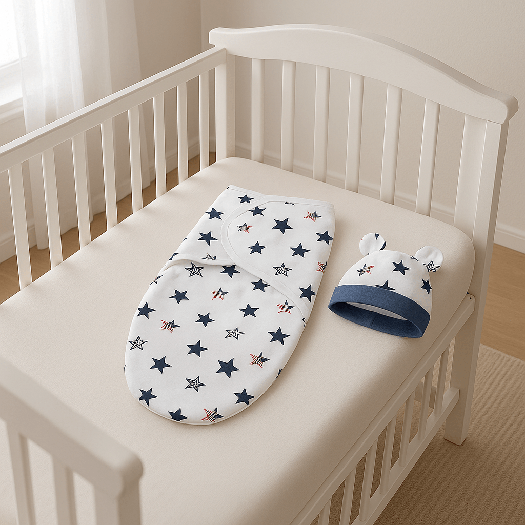 Couverture emmaillotage / Douceur - Galaxie de bébé