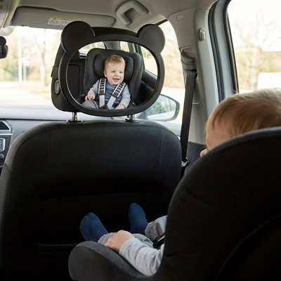 Miroir voiture bébé avec fixation universelle ajustable