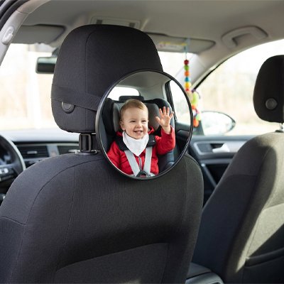 Miroir voiture pour bébé avec fixation universelle