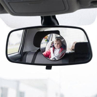 Miroir voiture pour bébé design discret