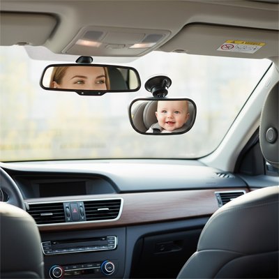 Miroir voiture pour bébé fixation par ventouse
