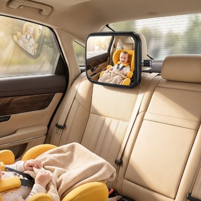Miroir voiture pour bebe Fixation universelle