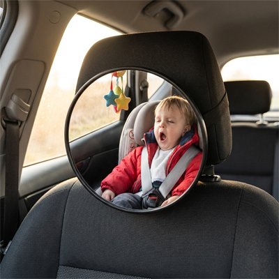 Miroir voiture pour  bébé installation sur appui-tête