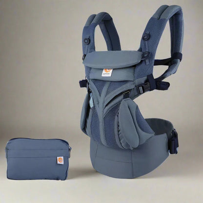 Porte Bébé - BreathBabyBag™ - Bleu Marine - Galaxie de bébé