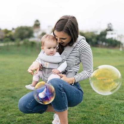 Porte Bébé - BreathBabyBag™ - Gris - Galaxie de bébé