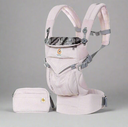 Porte Bébé - BreathBabyBag™ - Rose Maille - Galaxie de bébé