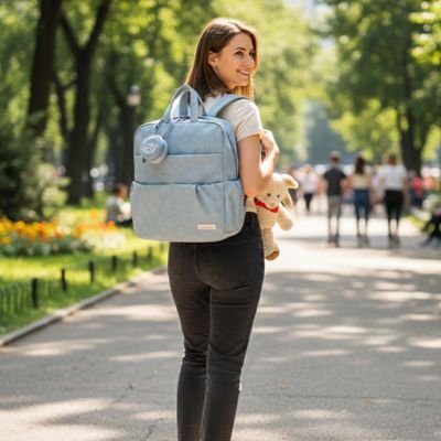 Sac a langer a dos Coloris variés