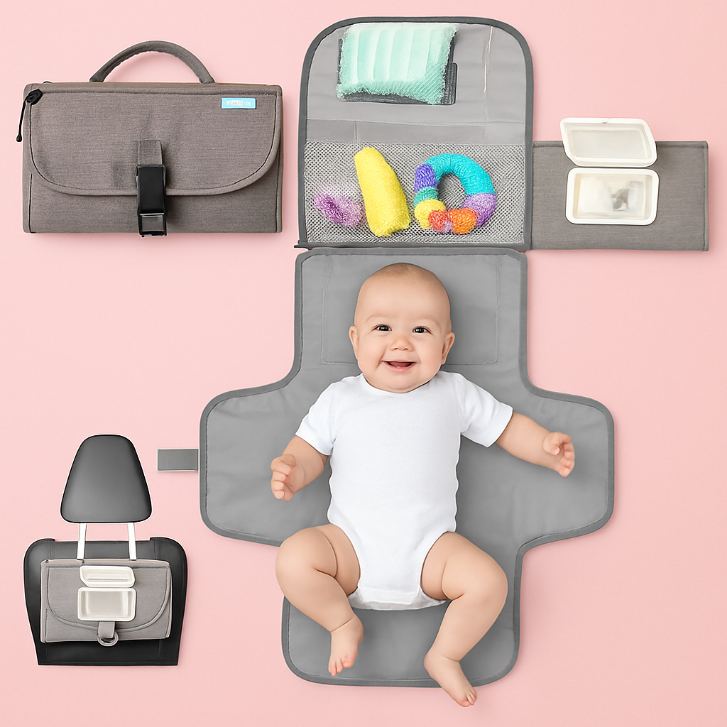 sac a langer bebe couleur gris