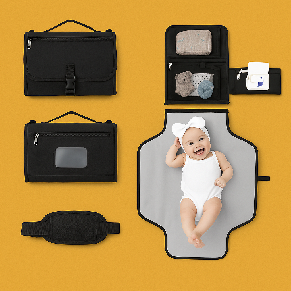 sac a langer bebe couleur noir