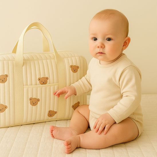 sac a langer bebe joli motif ours