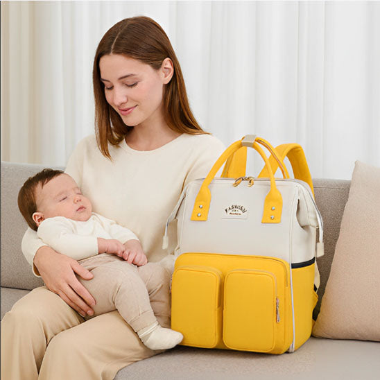 sac a langer jaune