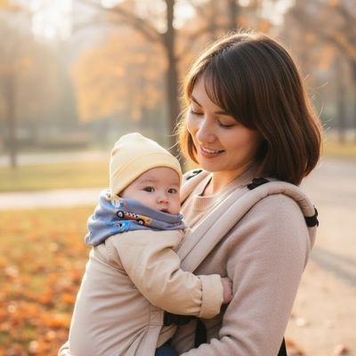 Tour de cou  bébé l en tissu en coton léger et respirant
