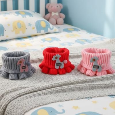 Tour de cou enfant trois coloris disponibles